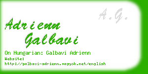 adrienn galbavi business card